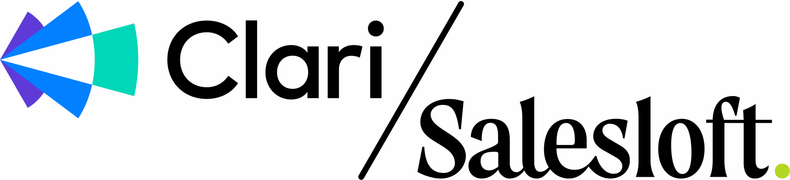 Logo of software company Clari + Salesloft.
